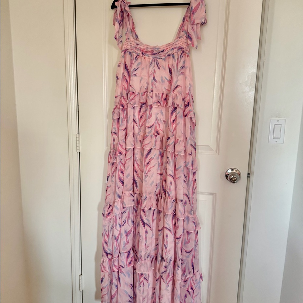 Pink and Purple Maxi Dress